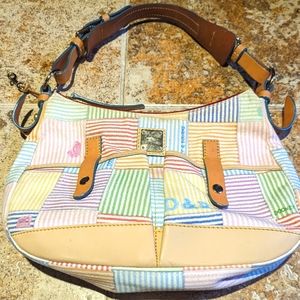 Dooney and Bourke Purse Handbag seersucker